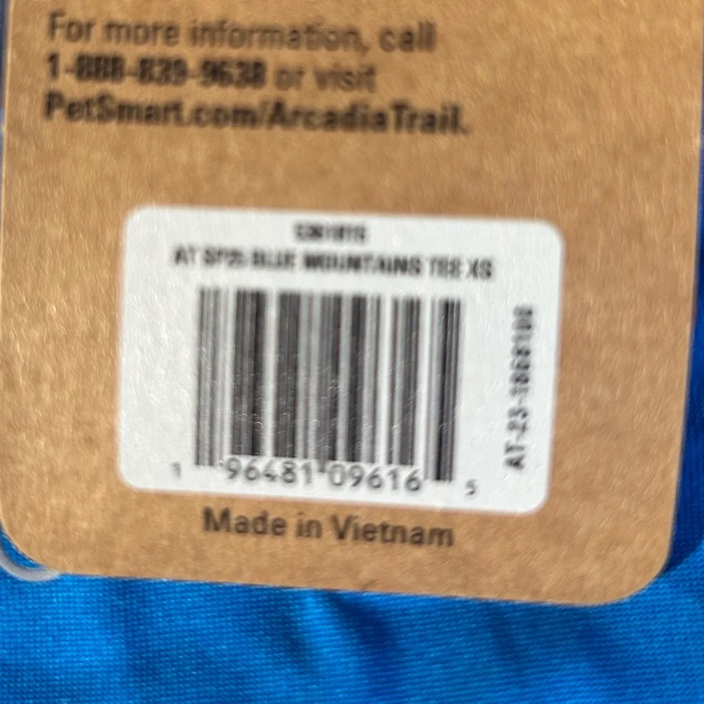 New Arcadia Trail Blue Mountains high visibility dog shirt XS Quick dry
